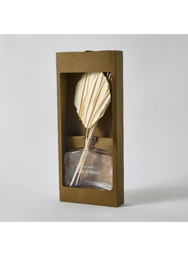 Home Aroma Seyna Palm Leaf Reed Diffuser Bottle without Fragrance Solution - 16x5x38 cm - Image 4